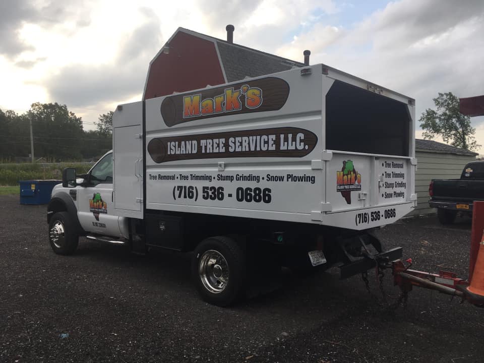 Mark's Island Tree Service truck